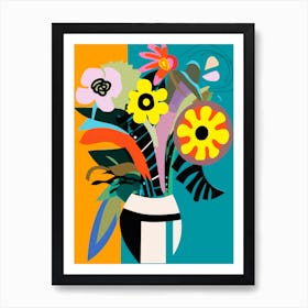 Flowers In A Vase 4 Art Print
