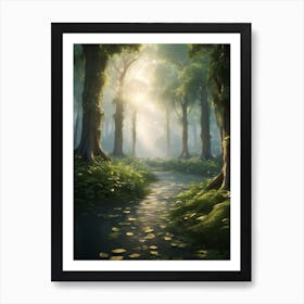 Forest Scene Art Print