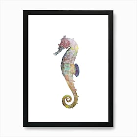 Sea Life Seahorse Art Print