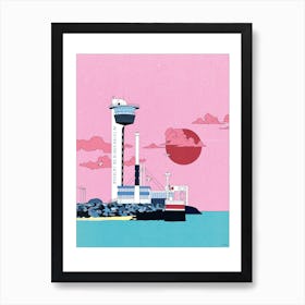 La Capitainerie, Le Havre Art Print