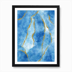 Marble Deluxe Art Print