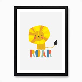 Lion Roar Art Print