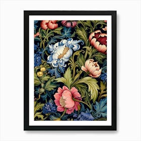 Floral Wallpaper 14 Art Print