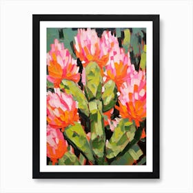 Cactus Painting Notocactus 3 Art Print