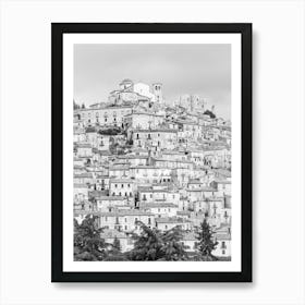 View on Morano Calabro Art Print