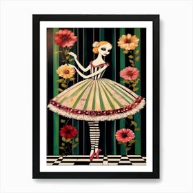  Gothic Ballerina  Art Print