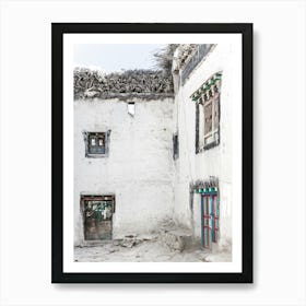 Tibetan Village In The Himalayas In Asia Art Print