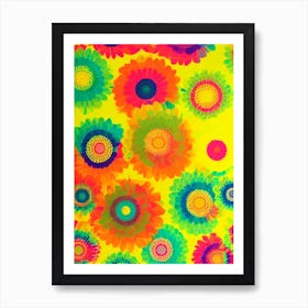 Abstract Repeat Retro 2  Art Print