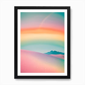 Rainbow In The Desert Art Print