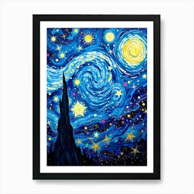 Starry Night 38 Art Print