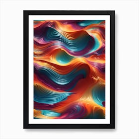 Abstract Painting Print     Art Print