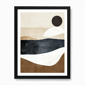 Gentle Stillness Minimalist Style Art Print