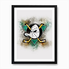 Anaheim Ducks Art Print
