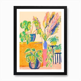 Potted Plants Art Print