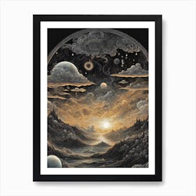 'The Horizon' Art Print