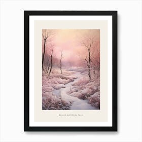 Dreamy Winter National Park Poster  Abisko National Park Sweden 4 Art Print
