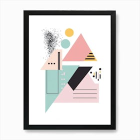 Abstract Geometric Painting 8 Art Print