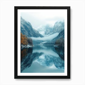 Reflection In A Lake 1 Art Print