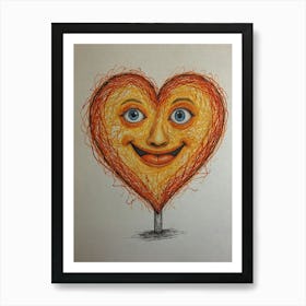Heart Tree 3 Art Print