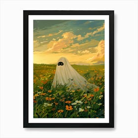 Ghost In The Field 4 Art Print