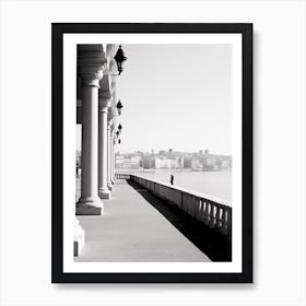 Marseille, France, Mediterranean Black And White Photography Analogue 1 Art Print
