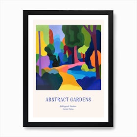 Colourful Gardens Bellingrath Gardens Usa 2 Blue Poster Art Print