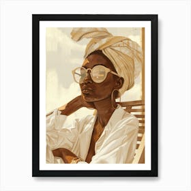 Portrait Of African Woman 58 Art Print