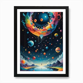 Galaxy In The Sky Art Print