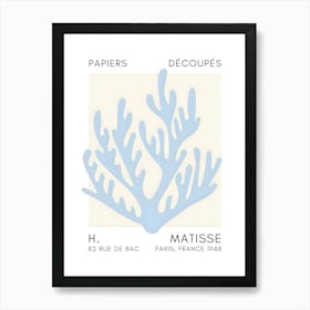 Matisse Coral Art Print