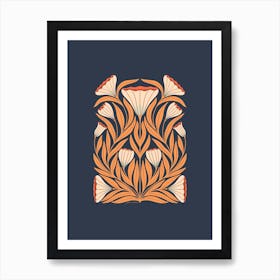 Trumpet Floral Art Print