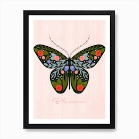 Blossoming Butterfly Art Print