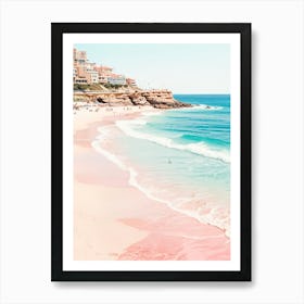 Pink Sand Beach Art Print