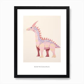 Nursery Dinosaur Art Kentrosaurus 2 Poster Art Print