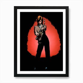 Saxophone Player Art Print