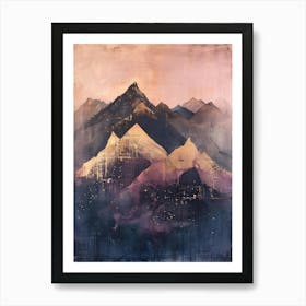 Mountain Range 5 Art Print