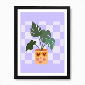 Funky plant  Art Print