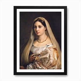 Woman With A Veil, Raphael Poster