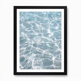 Crystal Clear Sea Water Art Print