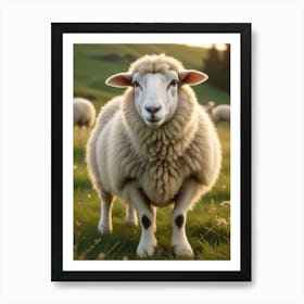 Sheep In A Field 1 Art Print