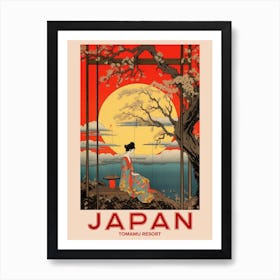 Tomamu Resort, Visit Japan Vintage Travel Art 1 Art Print