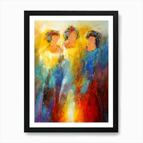 Three Women 3 Art Print