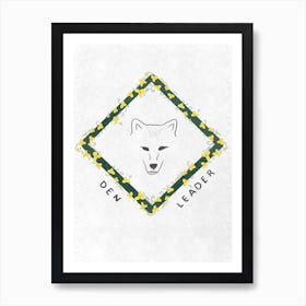 Den Leader Girl Art Print