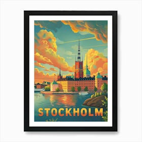 Stockholm Sweden 1 Art Print