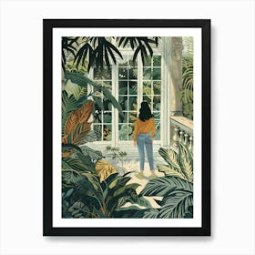 In The Garden Longue Vue House And Gardens Usa 1 Art Print