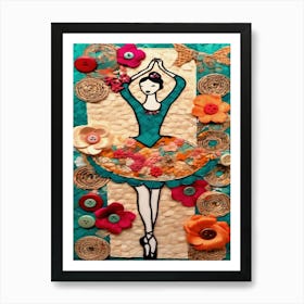 Ballerina On Pointe Art Print