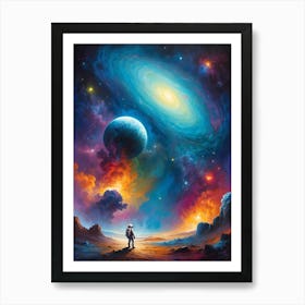 Galaxy And Space Art Print