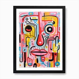 Face Of A Man 1 Art Print