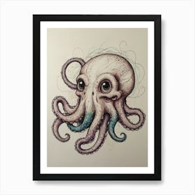 Octopus 14 Art Print