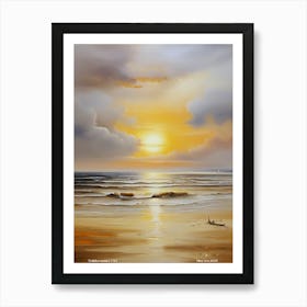 248.Golden sunset,San Francisco,USA. Art Print