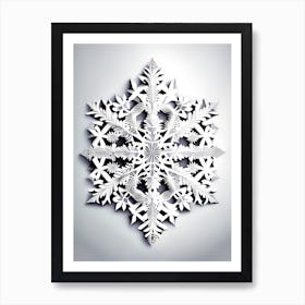 Symmetry, Snowflakes, Marker Art 2 Poster